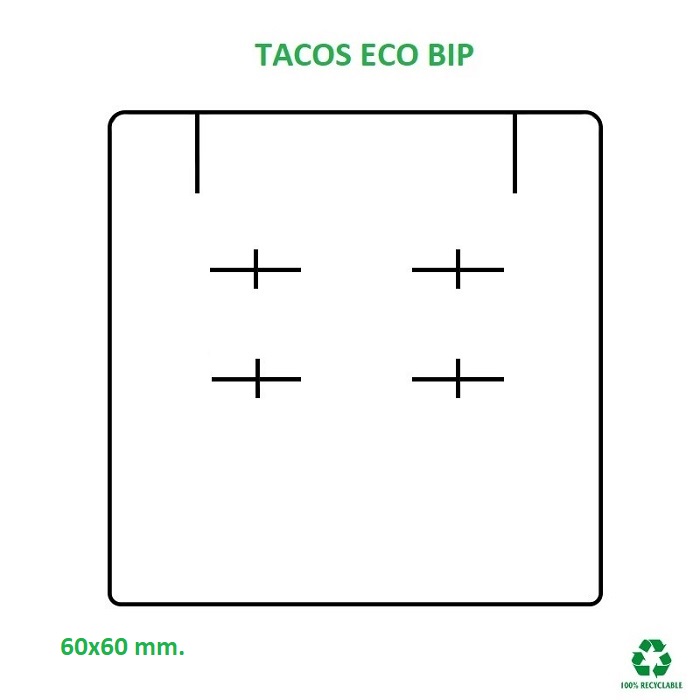 Caja Eco BIP pendientes-cad/colgante 90x87x40 mm.